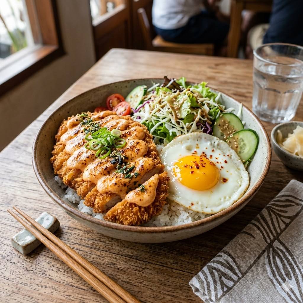 Katsu Rice Bowl Mentai Rice Bowl Boss